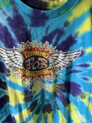 Vintage Flying Other Brothers Tie Dye T-Shirt Size 2XL The FOB s Grateful Dead