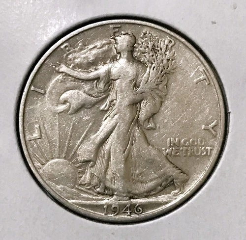 1946-S Silver Walking Liberty Half Dollar - Very Fine