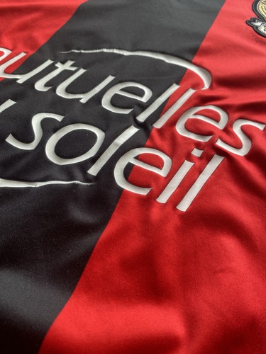 Maglia Calcio #9 Balotelli Nice OGC Nizza Official Macron Football Shirt Jersey - Foto 3 di 17