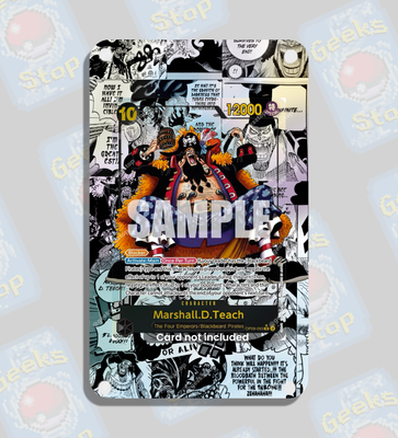one piece card display case Acrylic for PRB-01  Luna Fabrication Booster Pack [OP Custom Wholesale Acrylic Display Case