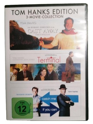 Tom Hanks 3-Movie Collection DVD Box Set FSK 12 Cast Away Terminal Catch Me