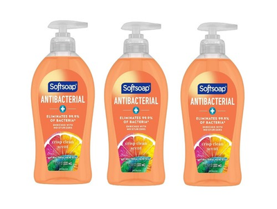 #ad Softsoap Antibacterial Liquid Hand Soap Crisp Clean Scent Hand Soap11.25oz 3PK $9.49