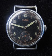Vintage Watch German SILVANA MILITARY.WEHRMACHT WWII.