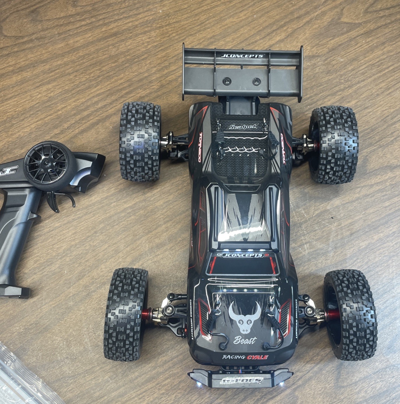 Brushless SG316 MAX Upgraded 45a ESC 3s Lipo 55+ Mph Rc Car Truck RTR Xtra Wide