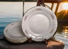 6 Winterling Bavaria Mayerling Dessert Bread Plates Floral Flowers 6"W