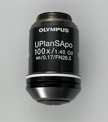 Olympus UPlanSApo 100x 1.40 NA 0.12 WD Microscope Objective   /0.17/FN26.5 UIS 2