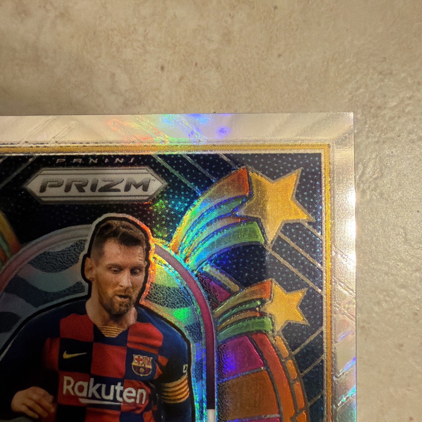 2025-26 Panini Prizm FIFA Lionel Messi Groovy #19 Barcelona Case Hit view 4