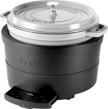 Staub Cast Iron - Accessories Precision Induction Multi Cooker, black matte