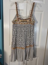 Free People Women's Sleeveless Dress Mini Multi Color Size S