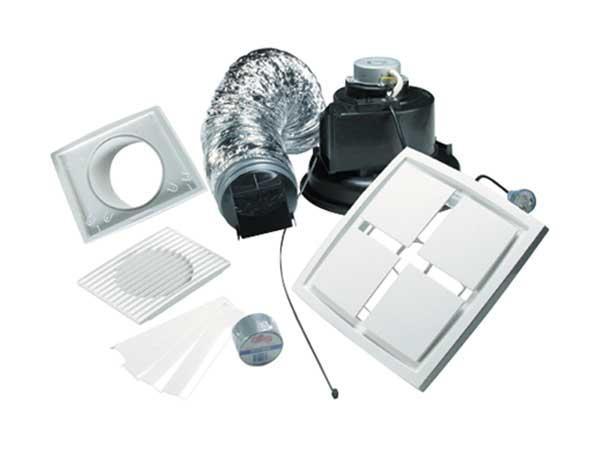 Clipsal Airflow Exhaust Ceiling Duct 265 Fan Kit Cef40wkwe 354x32mm 34w White