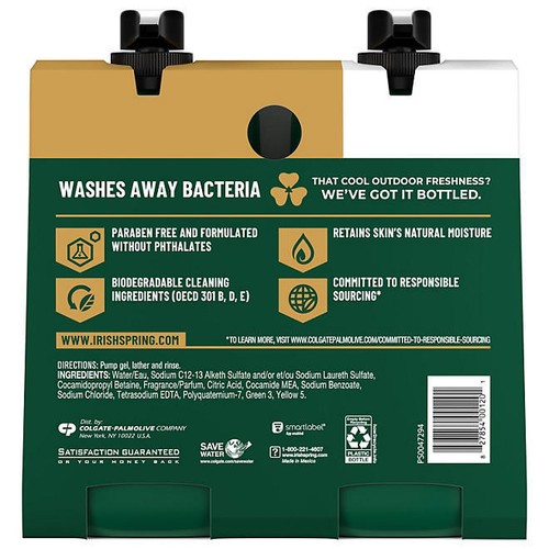 Irish Spring Body Wash for Men, Original Clean (30 fl. oz., 2 pk.) - Picture 2 of 6