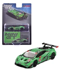 Mini GT 1:64 Lamborghini Huracán GT3 EVO2 #63 IMSA 2023 Daytona 24 Hrs MGT00813