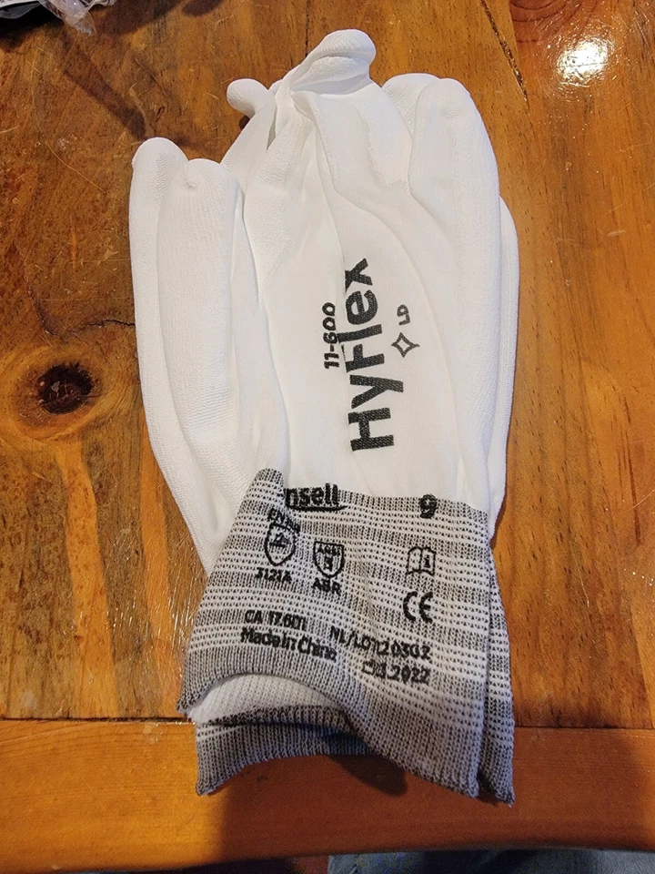 Guantes de protección mecánica multiusos Ansell Hyflex 11-600 talla 9, 12 pares Foto 2 de 3