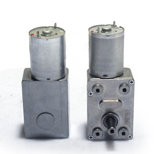 CHANCS DC Schneckengetriebemotor 24V 2U/min - 370WG Mit Montagehalterung