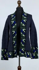 Desigual by Christian Lacroix Women's Cardigan Sweater Jumper Wool Size S