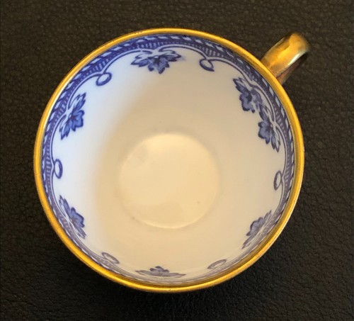 Pristine Condition! Spode Copeland's Miniature Tea Cup & Saucer - Fleur de Lis - Picture 7 of 9