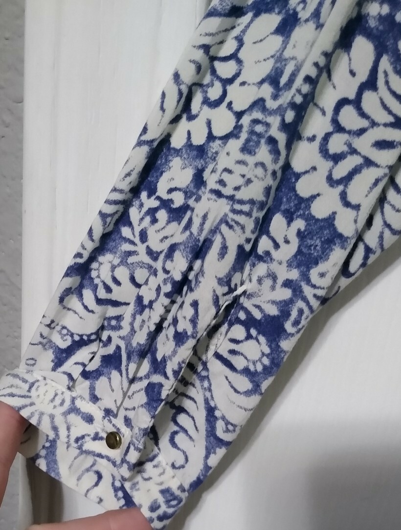 ZARA Basic Women's Button down split neck Tunic b… - image 4