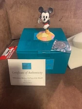 Disney WDCC Mickey Mouse Figurine Millennium Mickey On Top of the World New