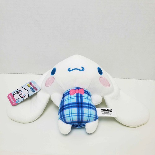 Sanrio Hello Kitty And Friends Plaid Cinnamonroll 7" Plush Doll 2024 New - Picture 5 of 7