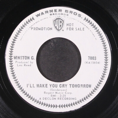 WINSTON G: cloud nine WB 7'' Single 45 RPM