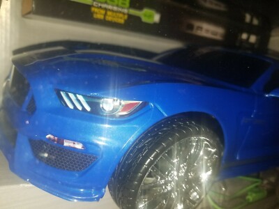 New Bright 61222W-3H Remote Control Ford Shelby GT350 Blue & Gray