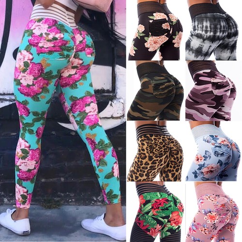 Women's Push Up Yoga Pants Ruched 