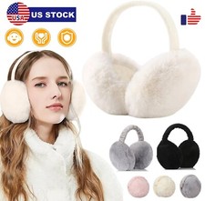 Foldable Fluffy Ear Muffs Winter Warmer Cosy Super Soft Women Men Earflaps USA