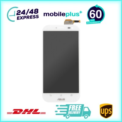 Display für Asus Zenfone Zoom ZX551ML LCD + Rahmen Weiß Touch Bildschirm