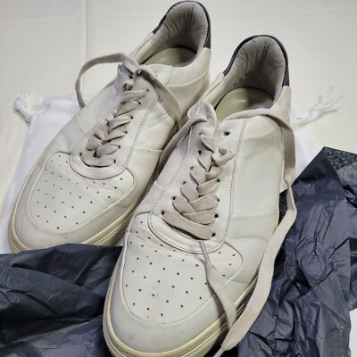 Filippa K Sneakers Mens SZ 41 US 8 white Leather Low Minimal Sneakers Robert
