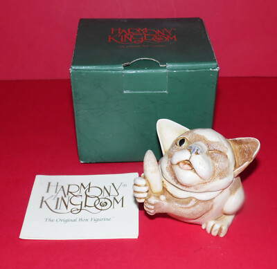 HARMONY KINGDOM * Alley Cat's Meow Figur / Schmuckschatulle * signiert *
