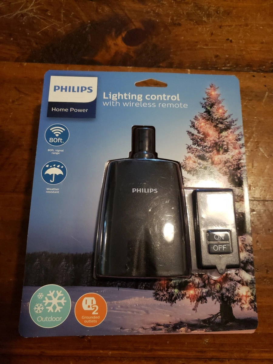 Philips Home Power Lighting Control Wireless Remote Dual Grounded SPC1234AT 27