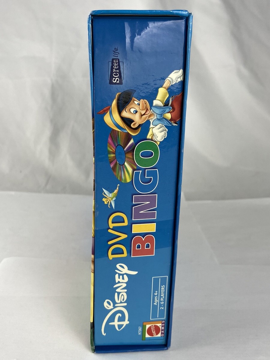 For Parts* NO DVD Replacement Disney Bingo Magical Game 6 Cards +