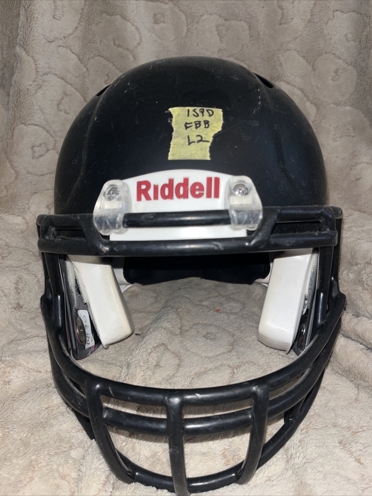 Riddell Speed Large Football Helmet (Flat Black W/ Black Face Mask) eBay