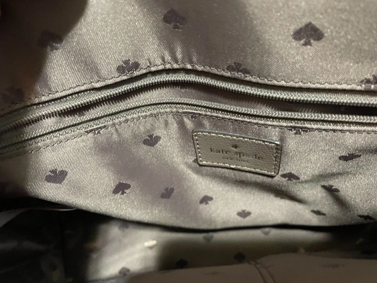 Borsa a tracolla Kate Spade media marrone cupola borsa da donna nuova senza etichette