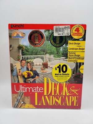 Punch Software Ultimate Deck & Landscape Software Big Box