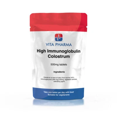 High Immunoglobulin Colostrum 500mg tablets VITAPHARMA