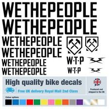 Wethepeople bike decals labels