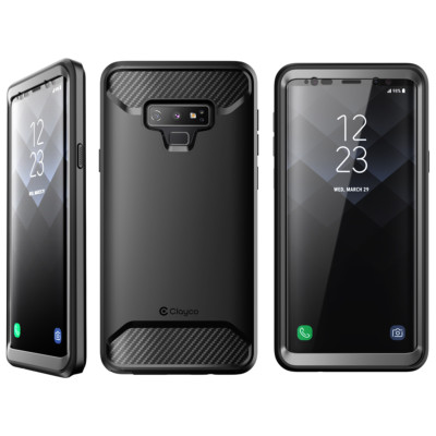 Genuine For Samsung Galaxy Note9, Clayco Full Case w/ 3D Curved Screen Protector