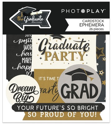 3 Pack The Graduate Ephemera Cardstock Die-Cuts-The Graduate 5A0020QD-1G3H2