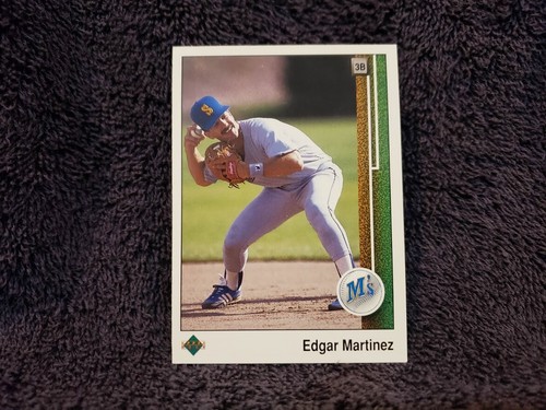 BEAUTIFUL 1989 Upper Deck #768 Edgar Martinez ROOKIE Card, Seattle Mariners NMMT - Picture 1 of 2