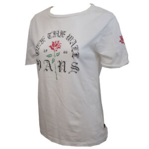 Vans-Off-The-Wall-Women-039-s-White-Rose-S-S-Tee-Retail-24