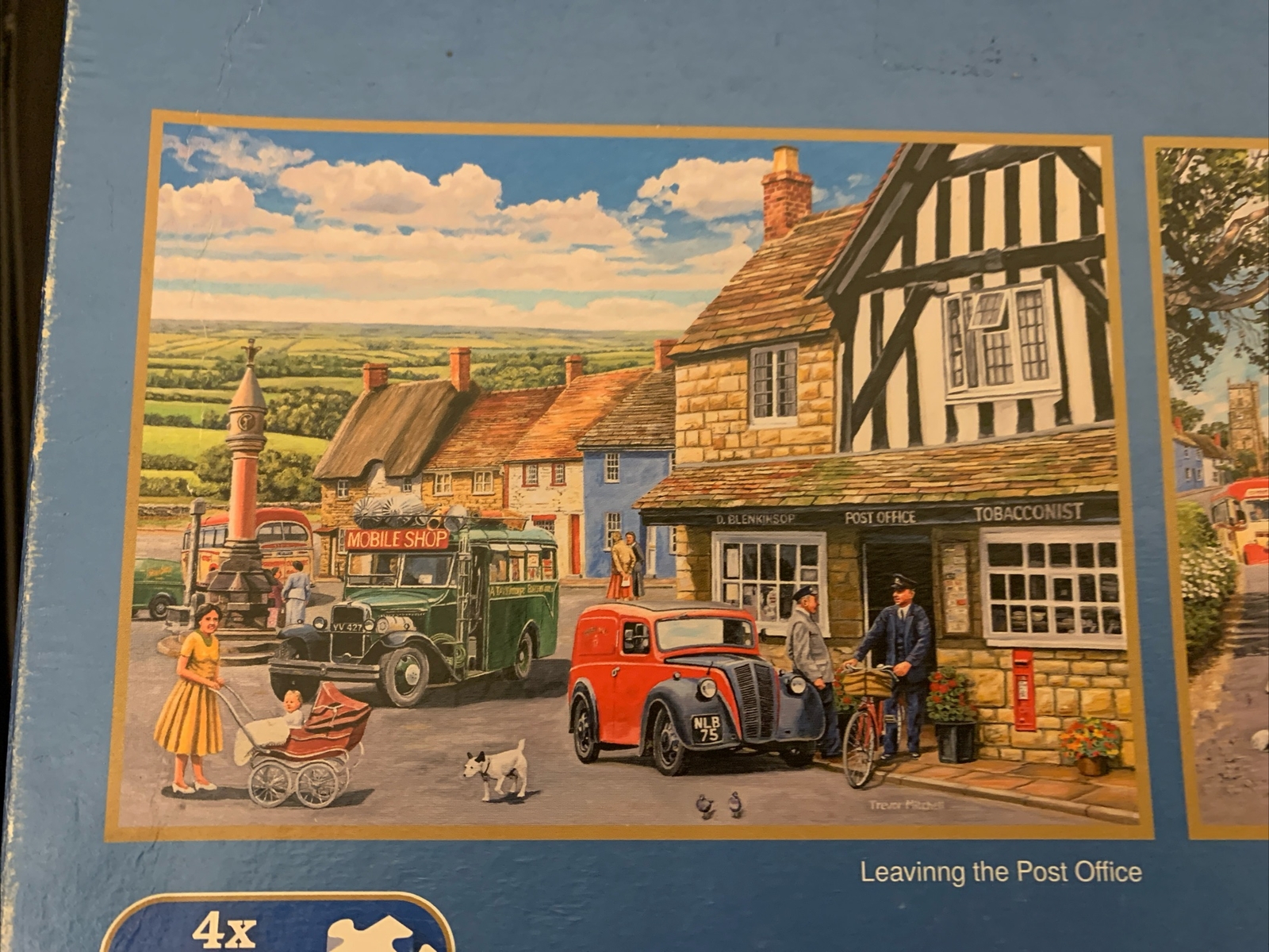 gibson jigsaw Puzzles. 4 x 500 pieces. The Postman’s Round.all Complete