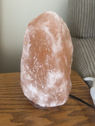 HIMALAYAN SALT LAMP Large GENUINE Cord & Bulb Incl. Natural Homeopathic Night - Picture 2 of 9