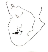 77-81 Camaro/Firebird Stainless Brake Lines w/ adjustable valve For Power Brakes