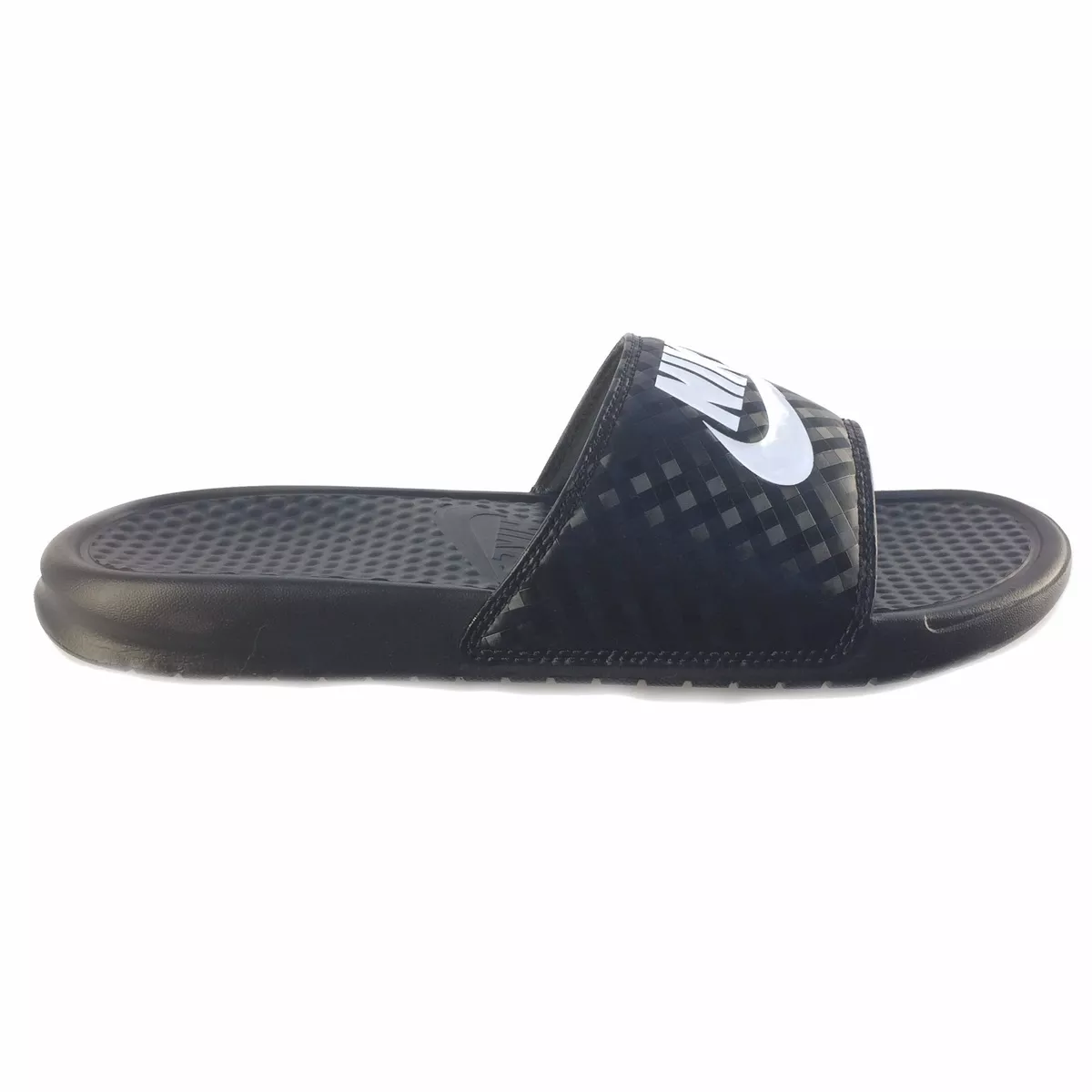 Wmns Benassi JDI Black/White Sandals/ Slippers 343881-011 Size 10 | eBay