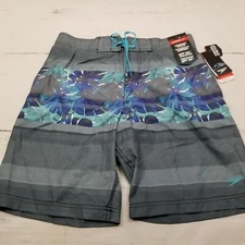 Speedo Men's Comfort stretch UPF 50 Mesh Line Swimming trunks Color Gray Size M