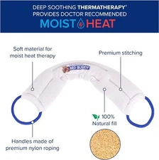 Bed Buddy Neck Wrap Hot / Cold Pack Pain Relief Therapy Moist Heat Microwavable