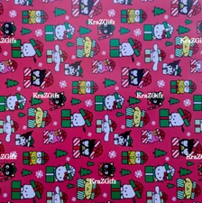 Hello Kitty Christmas Gift Wrapping Paper (HKWP11) ~ 2 Yards ~ Ships In A Roll