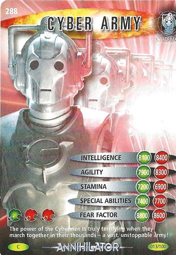 ANNIHILATOR DOCTOR WHO BATTLES IN TIME CARDS 276 TO 375 CHOOSE - Picture 39 of 159