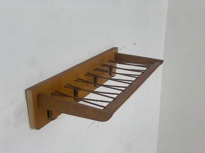 Mid Century Garderobe Garderobenanhänger Jackenständer Vintage